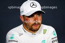 Valtteri Bottas (FIN) Mercedes AMG F1 in the post qualifying FIA Press Conference. 22.06.2019. Formula 1 World Championship, Rd 8, French Grand Prix, Paul Ricard, France, Qualifying Day.