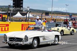 Valtteri Bottas (FIN) Mercedes AMG F1 on the drivers parade. 23.06.2019. Formula 1 World Championship, Rd 8, French Grand Prix, Paul Ricard, France, Race Day.