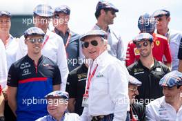 Jackie Stewart (GBR) at his 80th birthday celebration photograph. 23.06.2019. Formula 1 World Championship, Rd 8, French Grand Prix, Paul Ricard, France, Race Day.