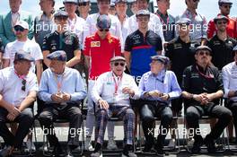 Jackie Stewart (GBR) at his 80th birthday celebration photograph. 23.06.2019. Formula 1 World Championship, Rd 8, French Grand Prix, Paul Ricard, France, Race Day.