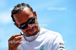 Lewis Hamilton (GBR) Mercedes AMG F1 on the drivers parade. 23.06.2019. Formula 1 World Championship, Rd 8, French Grand Prix, Paul Ricard, France, Race Day.