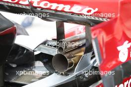 Sauber exhaust. 27.06.2019. Formula 1 World Championship, Rd 9, Austrian Grand Prix, Spielberg, Austria, Preparation Day.