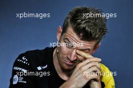 Nico Hulkenberg (GER) Renault F1 Team in the FIA Press Conference. 20.06.2019. Formula 1 World Championship, Rd 8, French Grand Prix, Paul Ricard, France, Preparation Day.