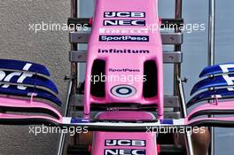 Racing Point F1 Team RP19 front wing. 20.06.2019. Formula 1 World Championship, Rd 8, French Grand Prix, Paul Ricard, France, Preparation Day.