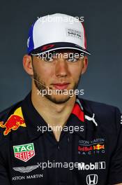 Pierre Gasly (FRA) Red Bull Racing in the FIA Press Conference. 20.06.2019. Formula 1 World Championship, Rd 8, French Grand Prix, Paul Ricard, France, Preparation Day.