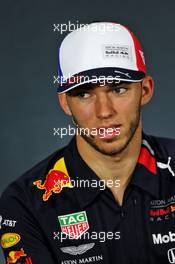 Pierre Gasly (FRA) Red Bull Racing in the FIA Press Conference. 20.06.2019. Formula 1 World Championship, Rd 8, French Grand Prix, Paul Ricard, France, Preparation Day.