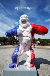 Circuit atmosphere - ape statue. 20.06.2019. Formula 1 World Championship, Rd 8, French Grand Prix, Paul Ricard, France, Preparation Day.