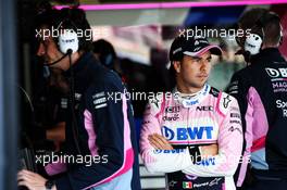 Sergio Perez (MEX) Racing Point F1 Team. 12.07.2019. Formula 1 World Championship, Rd 10, British Grand Prix, Silverstone, England, Practice Day.
