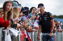 Pierre Gasly (FRA) Red Bull Racing with fans. 12.07.2019. Formula 1 World Championship, Rd 10, British Grand Prix, Silverstone, England, Practice Day.