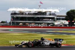 Romain Grosjean (FRA) Haas F1 Team VF-19. 12.07.2019. Formula 1 World Championship, Rd 10, British Grand Prix, Silverstone, England, Practice Day.