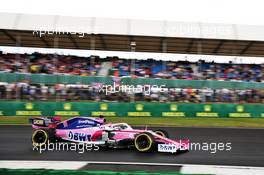 Sergio Perez (MEX) Racing Point F1 Team RP19. 12.07.2019. Formula 1 World Championship, Rd 10, British Grand Prix, Silverstone, England, Practice Day.