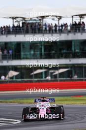 Sergio Perez (MEX) Racing Point F1 Team RP19. 12.07.2019. Formula 1 World Championship, Rd 10, British Grand Prix, Silverstone, England, Practice Day.