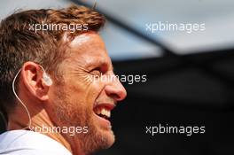 Jenson Button (GBR) Sky Sports F1 Presenter. 12.07.2019. Formula 1 World Championship, Rd 10, British Grand Prix, Silverstone, England, Practice Day.