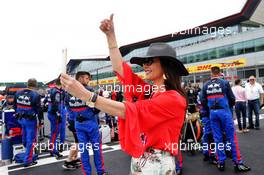 Catherine Zeta-Jones (GBR) Actress on the grid. 14.07.2019. Formula 1 World Championship, Rd 10, British Grand Prix, Silverstone, England, Race Day.