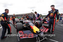 Max Verstappen (NLD) Red Bull Racing RB15 on the grid. 14.07.2019. Formula 1 World Championship, Rd 10, British Grand Prix, Silverstone, England, Race Day.