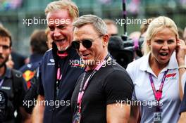 Daniel Craig (GBR) Actor on the grid. 14.07.2019. Formula 1 World Championship, Rd 10, British Grand Prix, Silverstone, England, Race Day.
