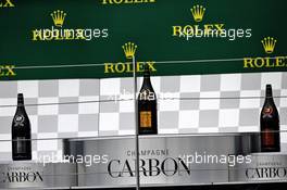Carbon champagne on the podium. 14.07.2019. Formula 1 World Championship, Rd 10, British Grand Prix, Silverstone, England, Race Day.