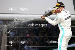 1st place Lewis Hamilton (GBR) Mercedes AMG F1 W10. 14.07.2019. Formula 1 World Championship, Rd 10, British Grand Prix, Silverstone, England, Race Day.