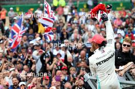 1st place Lewis Hamilton (GBR) Mercedes AMG F1 W10. 14.07.2019. Formula 1 World Championship, Rd 10, British Grand Prix, Silverstone, England, Race Day.