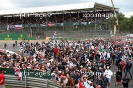 Fans on the track. 14.07.2019. Formula 1 World Championship, Rd 10, British Grand Prix, Silverstone, England, Race Day.