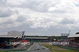 Valtteri Bottas (FIN), Mercedes AMG F1 and Lewis Hamilton (GBR), Mercedes AMG F1   14.07.2019. Formula 1 World Championship, Rd 10, British Grand Prix, Silverstone, England, Race Day.
