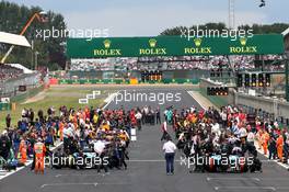 The Grid. 14.07.2019. Formula 1 World Championship, Rd 10, British Grand Prix, Silverstone, England, Race Day.