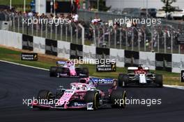 Sergio Perez (MEX) Racing Point F1 Team RP19. 14.07.2019. Formula 1 World Championship, Rd 10, British Grand Prix, Silverstone, England, Race Day.