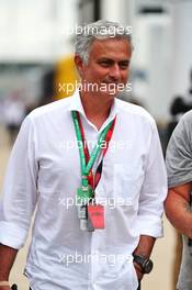 Jose Mourhino (POR) Football Manager. 13.07.2019. Formula 1 World Championship, Rd 10, British Grand Prix, Silverstone, England, Qualifying Day.