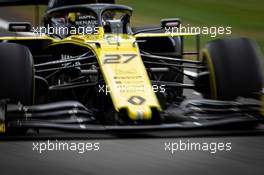 Nico Hulkenberg (GER) Renault F1 Team RS19. 13.07.2019. Formula 1 World Championship, Rd 10, British Grand Prix, Silverstone, England, Qualifying Day.