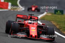 Sebastian Vettel (GER) Ferrari SF90. 13.07.2019. Formula 1 World Championship, Rd 10, British Grand Prix, Silverstone, England, Qualifying Day.