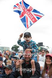 Circuit atmosphere fans. 13.07.2019. Formula 1 World Championship, Rd 10, British Grand Prix, Silverstone, England, Qualifying Day.