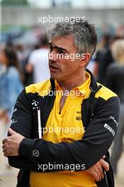 Nick Chester (GBR) Renault F1 Team Chassis Technical Director. 13.07.2019. Formula 1 World Championship, Rd 10, British Grand Prix, Silverstone, England, Qualifying Day.