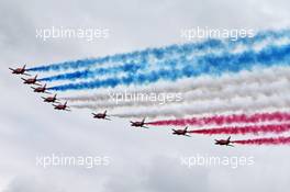 Circuit atmosphere - Red Arrows. 14.07.2019. Formula 1 World Championship, Rd 10, British Grand Prix, Silverstone, England, Race Day.