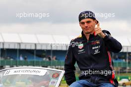 Max Verstappen (NLD) Red Bull Racing on the drivers parade. 14.07.2019. Formula 1 World Championship, Rd 10, British Grand Prix, Silverstone, England, Race Day.