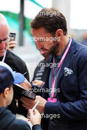 Gareth Southgate (GBR) England Football Manager. 14.07.2019. Formula 1 World Championship, Rd 10, British Grand Prix, Silverstone, England, Race Day.
