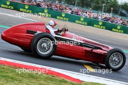 Kimi Raikkonen (FIN) Alfa Romeo Racing on the drivers parade. 14.07.2019. Formula 1 World Championship, Rd 10, British Grand Prix, Silverstone, England, Race Day.