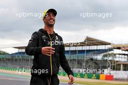 Daniel Ricciardo (AUS) Renault F1 Team. 11.07.2019. Formula 1 World Championship, Rd 10, British Grand Prix, Silverstone, England, Preparation Day.