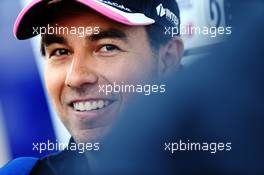 Sergio Perez (MEX) Racing Point F1 Team. 11.07.2019. Formula 1 World Championship, Rd 10, British Grand Prix, Silverstone, England, Preparation Day.
