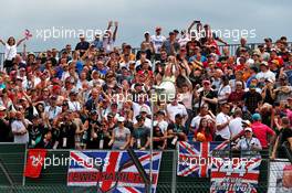 Fans in the grandstand. 11.07.2019. Formula 1 World Championship, Rd 10, British Grand Prix, Silverstone, England, Preparation Day.