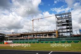 Circuit atmosphere - hotel construction. 11.07.2019. Formula 1 World Championship, Rd 10, British Grand Prix, Silverstone, England, Preparation Day.