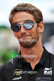 Romain Grosjean (FRA) Haas F1 Team. 11.07.2019. Formula 1 World Championship, Rd 10, British Grand Prix, Silverstone, England, Preparation Day.