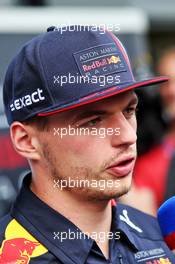 Max Verstappen (NLD) Red Bull Racing. 11.07.2019. Formula 1 World Championship, Rd 10, British Grand Prix, Silverstone, England, Preparation Day.