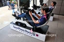 Paddock atmosphere - Esports F1 simulator. 11.07.2019. Formula 1 World Championship, Rd 10, British Grand Prix, Silverstone, England, Preparation Day.