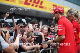 Sebastian Vettel (GER) Ferrari SF90. 11.07.2019. Formula 1 World Championship, Rd 10, British Grand Prix, Silverstone, England, Preparation Day.