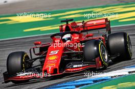 Sebastian Vettel (GER) Ferrari SF90. 26.07.2019. Formula 1 World Championship, Rd 11, German Grand Prix, Hockenheim, Germany, Practice Day.