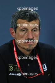 Guenther Steiner (ITA) Haas F1 Team Prinicipal in the FIA Press Conference. 26.07.2019. Formula 1 World Championship, Rd 11, German Grand Prix, Hockenheim, Germany, Practice Day.