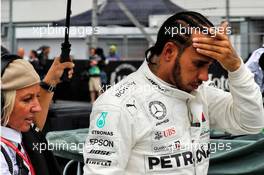 Lewis Hamilton (GBR) Mercedes AMG F1 on the grid. 28.07.2019. Formula 1 World Championship, Rd 11, German Grand Prix, Hockenheim, Germany, Race Day.