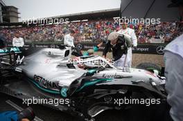 Lewis Hamilton (GBR) Mercedes AMG F1 W10 on the grid. 28.07.2019. Formula 1 World Championship, Rd 11, German Grand Prix, Hockenheim, Germany, Race Day.