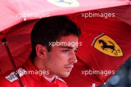 Charles Leclerc (MON) Ferrari on the grid. 28.07.2019. Formula 1 World Championship, Rd 11, German Grand Prix, Hockenheim, Germany, Race Day.