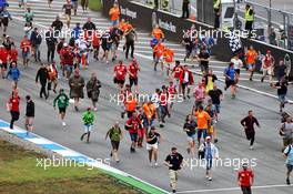 Fans invade the circuit at the end of the race. 28.07.2019. Formula 1 World Championship, Rd 11, German Grand Prix, Hockenheim, Germany, Race Day.